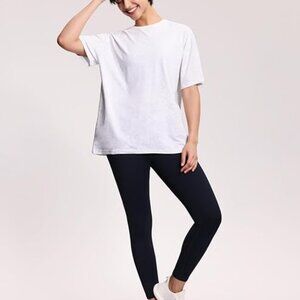 *NEW* THE GYM PEOPLE | Women's | Oversized T-Shirt | Heather White | XXL